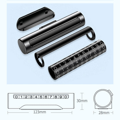 รถลูกกลิ้งโลหะสร้างสรรค์บัตรจอดรถชั่วคราวบัตรหมายเลขที่จอดรถ, Metal Roller(Black), Metal Roller(Red), Metal Roller(Silver), Metal Roller (Silver Grey)