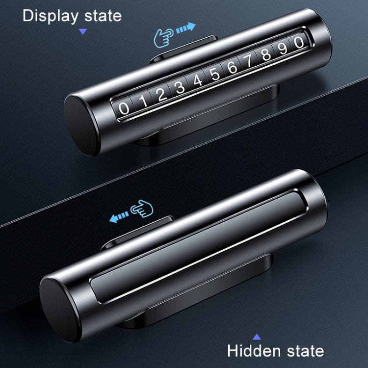 รถลูกกลิ้งโลหะสร้างสรรค์บัตรจอดรถชั่วคราวบัตรหมายเลขที่จอดรถ, Metal Roller(Black), Metal Roller(Red), Metal Roller(Silver), Metal Roller (Silver Grey)