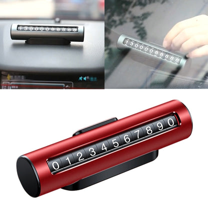 รถลูกกลิ้งโลหะสร้างสรรค์บัตรจอดรถชั่วคราวบัตรหมายเลขที่จอดรถ, Metal Roller(Black), Metal Roller(Red), Metal Roller(Silver), Metal Roller (Silver Grey)