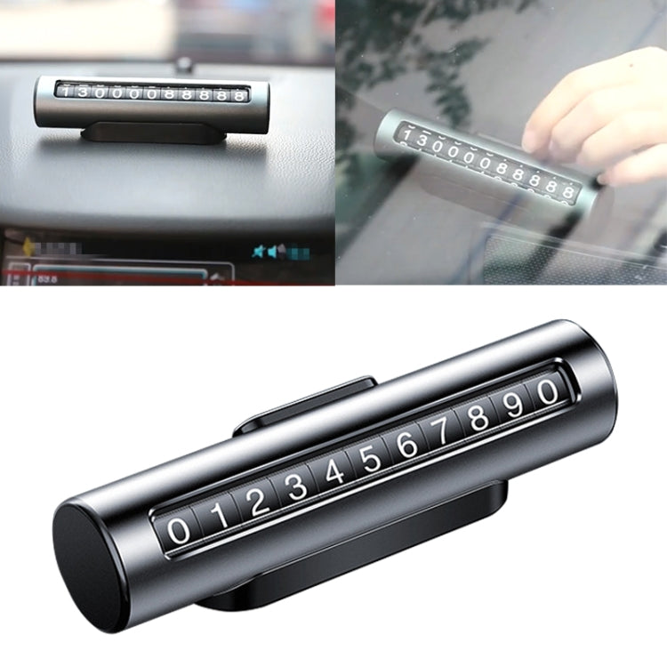 รถลูกกลิ้งโลหะสร้างสรรค์บัตรจอดรถชั่วคราวบัตรหมายเลขที่จอดรถ, Metal Roller(Black), Metal Roller(Red), Metal Roller(Silver), Metal Roller (Silver Grey)