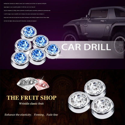 6 in 1 Car Diamond สติ๊กเกอร์ชุดบุคลิกภาพคริสตัลตกแต่ง