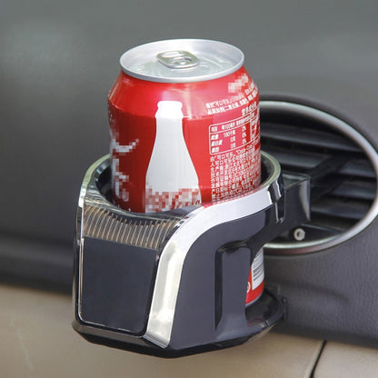 2 in 1 Car Air Outlet Magnetic Mount ที่วางแก้วเครื่องดื่มขาตั้งที่วางโทรศัพท์, 2 in 1 Phone Holder, 2 in 1 Phone Holder(Red)