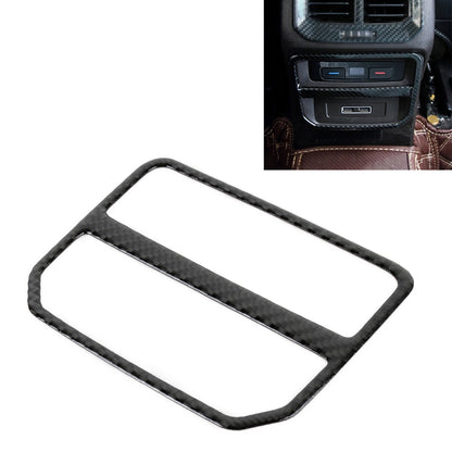 รถคาร์บอนไฟเบอร์ด้านหลัง Air Outlet กรอบสติกเกอร์ตกแต่งสำหรับ Volkswagen Tiguan L, Rear Air Outlet