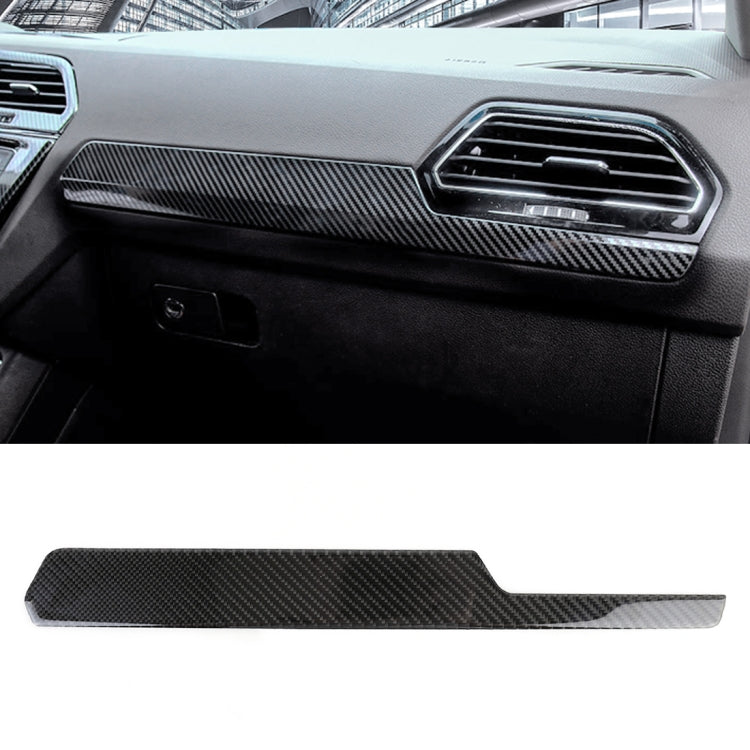 รถคาร์บอนไฟเบอร์แดชบอร์ดแถบตกแต่งสำหรับ Volkswagen Tiguan L, Dashboard