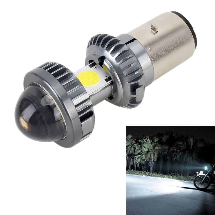 BA20D DC9-18V / 4.7W (H)2.2W(L) / 6000K / 500LM ไฟหน้ารถจักรยานยนต์ LED พร้อมลูกปัดโคมไฟ COB, BA20D