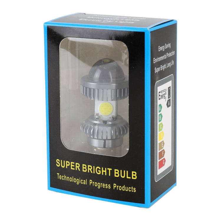 BA20D DC9-18V / 4.7W (H)2.2W(L) / 6000K / 500LM ไฟหน้ารถจักรยานยนต์ LED พร้อมลูกปัดโคมไฟ COB, BA20D