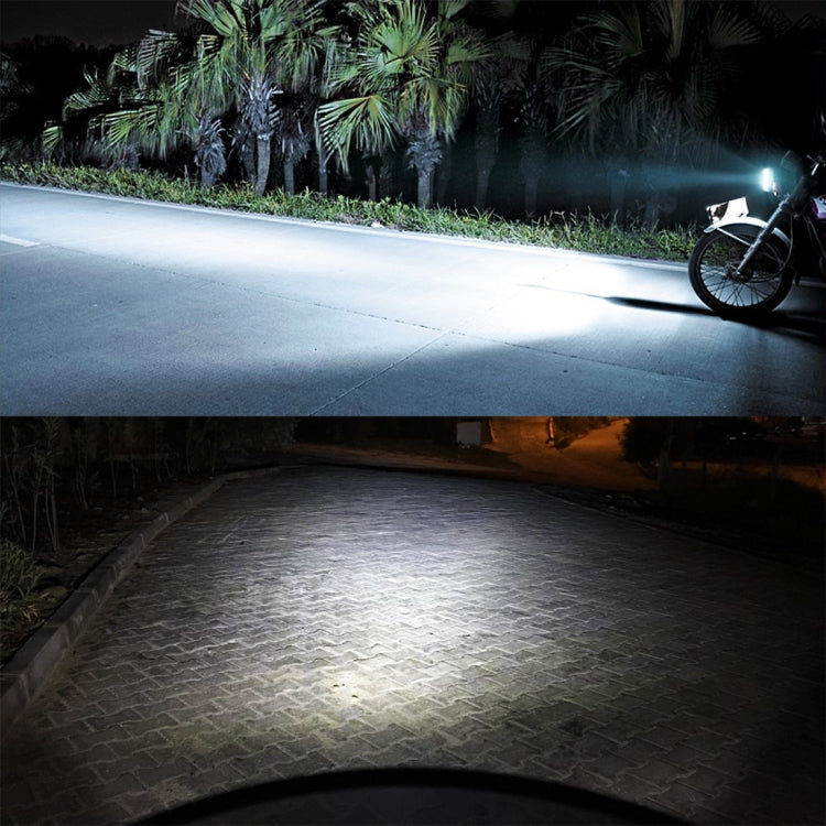 BA20D DC9-18V / 4.7W (H)2.2W(L) / 6000K / 500LM ไฟหน้ารถจักรยานยนต์ LED พร้อมลูกปัดโคมไฟ COB, BA20D