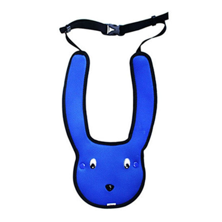 รถเด็กกระต่ายไหล่คู่ปรับเข็มขัดนิรภัย, Blue, Red