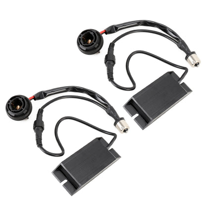 2 ชิ้น 1156 / BAU15S DC12V 50 วัตต์ 6 โอห์มไฟเลี้ยว / ไฟถอยหลัง / ไฟเบรกแยกตัวถอดรหัสความต้านทานคู่, 1156 / BAU15S