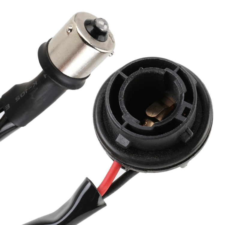 2 ชิ้น 1156 / BAU15S DC12V 50 วัตต์ 6 โอห์มไฟเลี้ยว / ไฟถอยหลัง / ไฟเบรกแยกตัวถอดรหัสความต้านทานคู่, 1156 / BAU15S