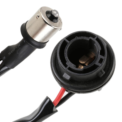 2 ชิ้น 1156 / BAU15S DC12V 50 วัตต์ 6 โอห์มไฟเลี้ยว / ไฟถอยหลัง / ไฟเบรกแยกตัวถอดรหัสความต้านทานคู่, 1156 / BAU15S