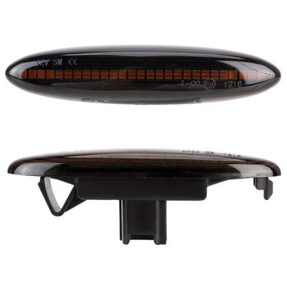 2 ชิ้น DC12V / 5 วัตต์รถ LED แบบไดนามิกไฟกระพริบด้านข้างไหลน้ำเลี้ยวไฟสัญญาณสำหรับเล็กซัส, แสงสีเหลืองอำพัน, For Lexus (Black), For Lexus