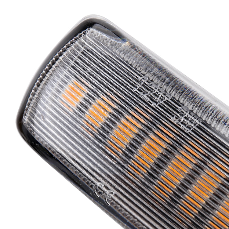 2 ชิ้น DC12V/3 วัตต์รถ LED แบบไดนามิกไฟกระพริบด้านข้างไฟไหลน้ำเลี้ยวไฟสัญญาณสำหรับ Land Rover, amber Light, For Land Rover