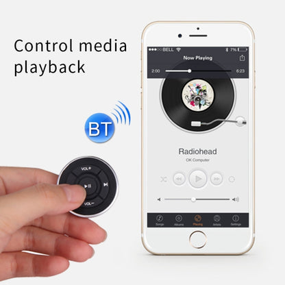 BT005 รถคอนโทรลเลอร์ไร้สายบลูทูธโทรศัพท์มือถือมัลติมีเดียมัลติฟังก์ชั่นพวงมาลัยรีโมทคอนโทรล, BT005