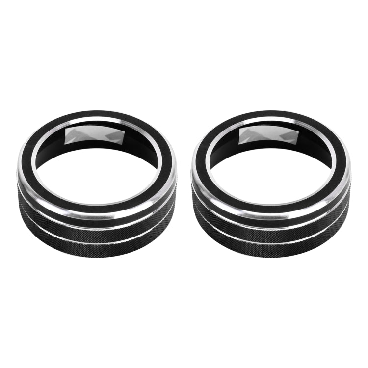 2 ชิ้นรถอลูมิเนียมอัลลอยด์เครื่องปรับอากาศลูกบิดกรณีสำหรับโตโยต้า RAV4 / Wildlander, For Toyota RAV4 / Wildlander (Black), For Toyota RAV4 / Wildlander (Blue), For Toyota RAV4 / Wildlander (Red)