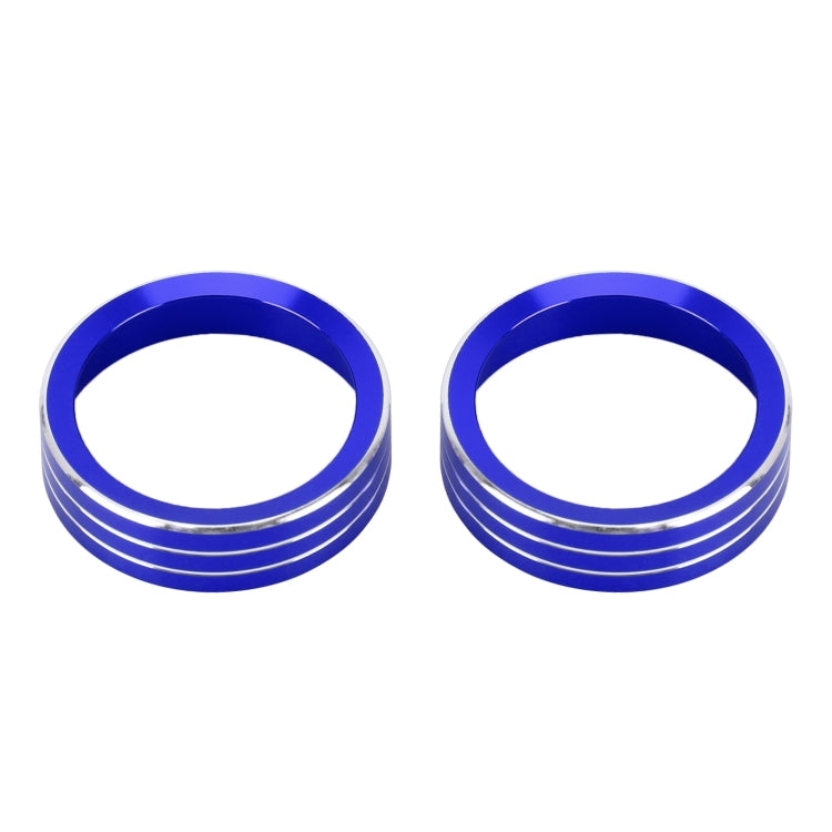 2 ชิ้น รถ โลหะ เครื่องปรับอากาศ ลูกบิด เคส สำหรับ Nissan X-TRAIL, For Nissan X-TRAIL (Blue), For Nissan X-TRAIL (Red), For Nissan X-TRAIL (Silver)