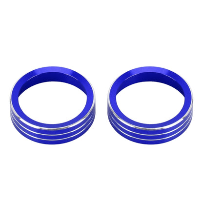 2 ชิ้น รถ โลหะ เครื่องปรับอากาศ ลูกบิด เคส สำหรับ Nissan X-TRAIL, For Nissan X-TRAIL (Blue), For Nissan X-TRAIL (Red), For Nissan X-TRAIL (Silver)