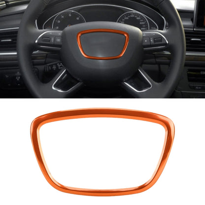 รถ Auto พวงมาลัยแหวนฝาครอบสติกเกอร์ Trim ตกแต่งสำหรับ Audi