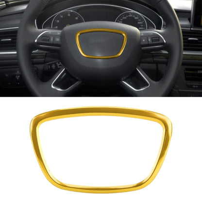 รถ Auto พวงมาลัยแหวนฝาครอบสติกเกอร์ Trim ตกแต่งสำหรับ Audi