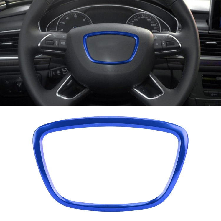 รถ Auto พวงมาลัยแหวนฝาครอบสติกเกอร์ Trim ตกแต่งสำหรับ Audi