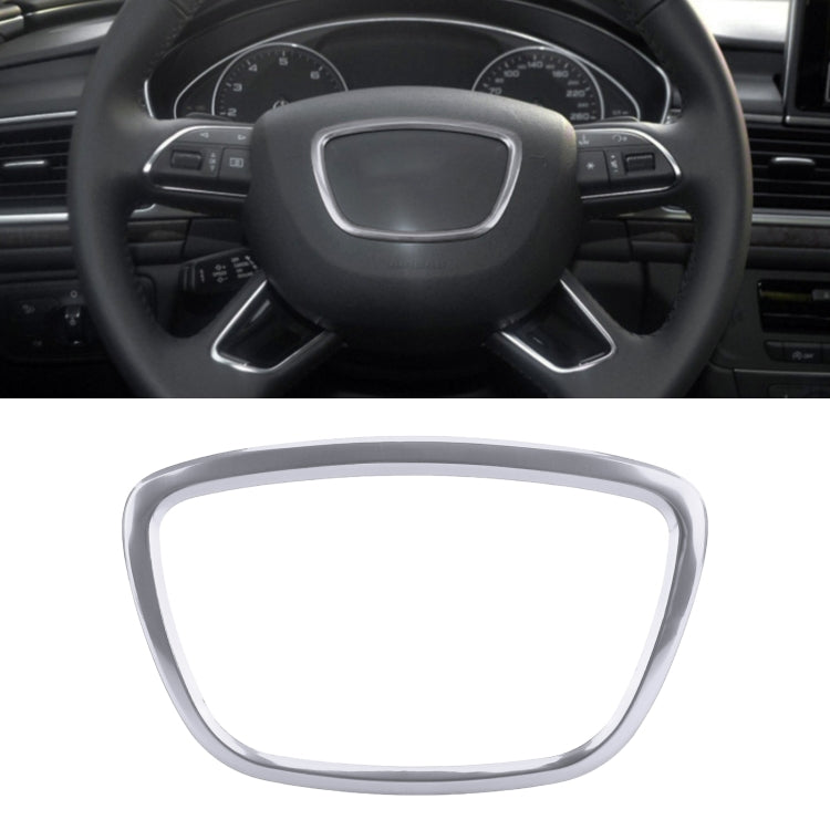 รถ Auto พวงมาลัยแหวนฝาครอบสติกเกอร์ Trim ตกแต่งสำหรับ Audi