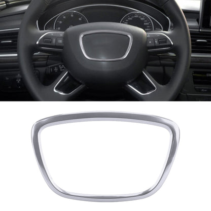 รถ Auto พวงมาลัยแหวนฝาครอบสติกเกอร์ Trim ตกแต่งสำหรับ Audi