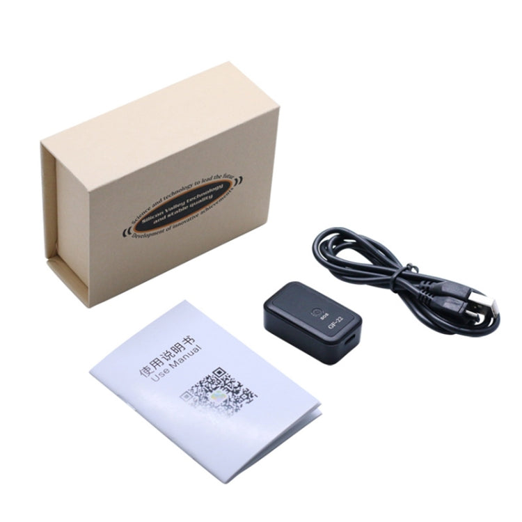 GF22 รถ GPS ติดตามอุปกรณ์ป้องกันการโจรกรรมการดูดซับตำแหน่งแม่เหล็กป้องกันการสูญหายอุปกรณ์ควบคุมเสียงบันทึกได้, GF22