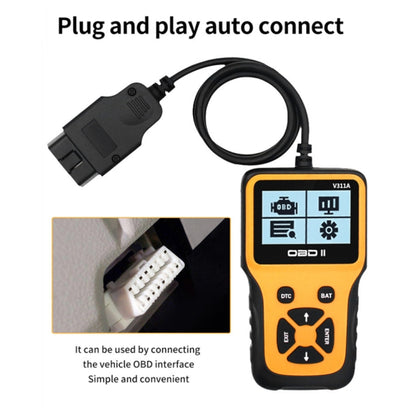 V311A รถมือถือ V1.1 OBD2 เครื่องตรวจจับข้อบกพร่อง OBD2 เครื่องมือวินิจฉัย, V311A