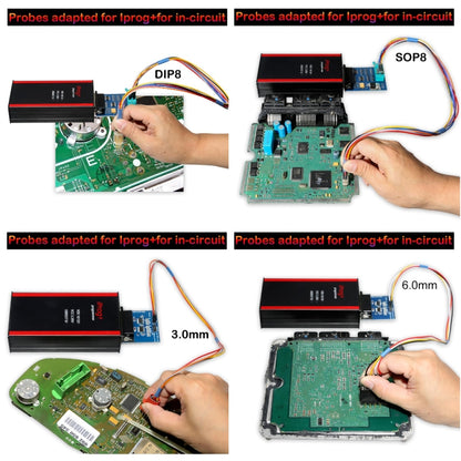 อะแดปเตอร์โพรบ 9 ใน 1 สำหรับ Iprog+ และ Xprog-m สำหรับในวงจร, Probes Adapters