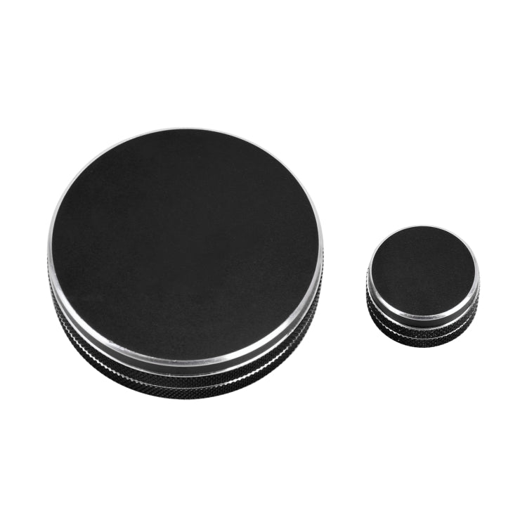 2 ชิ้นรถโลหะปุ่มควบคุมกลางกรณีสำหรับคาดิลแลค, For Cadillac (Black), For Cadillac (Blue), For Cadillac (Red)