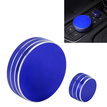2 ชิ้นรถโลหะปุ่มควบคุมกลางกรณีสำหรับคาดิลแลค, For Cadillac (Black), For Cadillac (Blue), For Cadillac (Red)