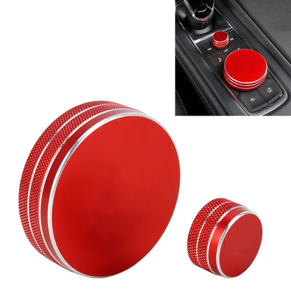 2 ชิ้นรถโลหะปุ่มควบคุมกลางกรณีสำหรับคาดิลแลค, For Cadillac (Black), For Cadillac (Blue), For Cadillac (Red)
