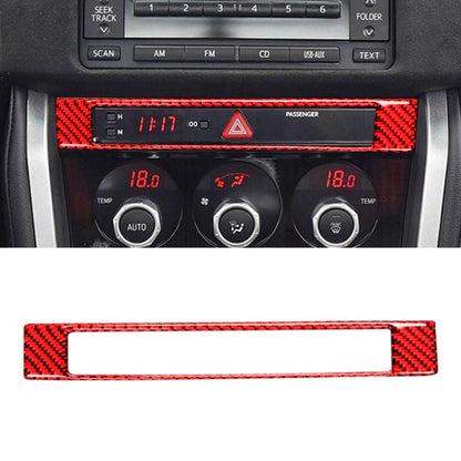 คาร์บอนไฟเบอร์ Central Control นาฬิกาตกแต่งสติกเกอร์สำหรับ Subaru BRZ/Toyota 86 2013-2017, ซ้ายและขวา Universal, Central Control Clock