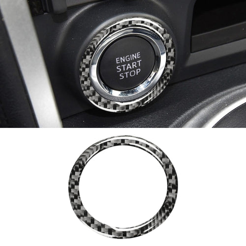 คาร์บอนไฟเบอร์หนึ่งปุ่มเริ่มต้นสติกเกอร์ตกแต่งสำหรับ Subaru BRZ / Toyota 86 2013-2017, ซ้ายและขวา Universal, One-button Start