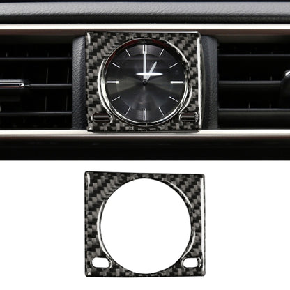 รถคาร์บอนไฟเบอร์นาฬิกากล่องสติกเกอร์ตกแต่งสำหรับ Lexus IS250 2013-, ไดรฟ์ซ้าย, Clock Box