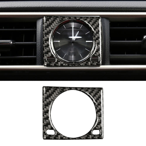รถคาร์บอนไฟเบอร์นาฬิกากล่องสติกเกอร์ตกแต่งสำหรับ Lexus IS250 2013-, ไดรฟ์ซ้าย, Clock Box