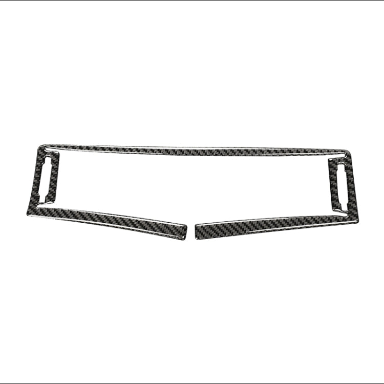 รถคาร์บอนไฟเบอร์ Central Control Air Outlet สติกเกอร์ตกแต่งสำหรับ Lexus IS250 2013-, ไดรฟ์ซ้าย, Central Control Air Outlet
