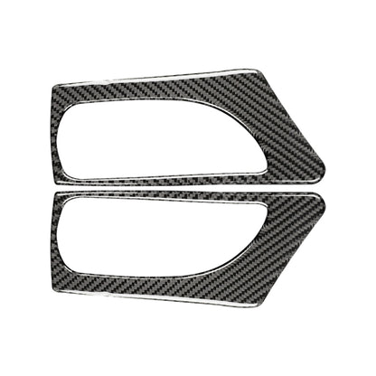 รถคาร์บอนไฟเบอร์ด้านหน้ามือจับประตูสติกเกอร์ตกแต่งสำหรับ Lexus IS250 2013-, ไดรฟ์ซ้าย B สไตล์, Front Door Handle B Style