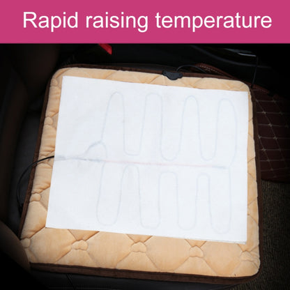 รถ USB ที่นั่ง เครื่องทำความร้อน เบาะอุ่นปกฤดูหนาวอุ่นเสื่ออบอุ่น สไตล์: สี่เหลี่ยม, Square (Black), Square (Red)