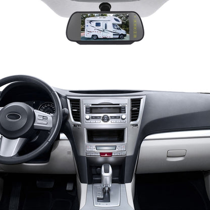 PZ474 รถกันน้ำ 170 องศาไฟเบรคกล้อง + จอภาพมองหลัง 7 นิ้วสำหรับ Iveco Daily 4 Gen, PZ474 + 7 inch Rearview Monitor