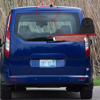 PZ477 รถกันน้ำ 170 องศาไฟเบรคกล้อง + จอภาพมองหลังขนาด 7 นิ้วสำหรับ Ford Transit Custom, PZ477 + 7 inch Rearview Monitor