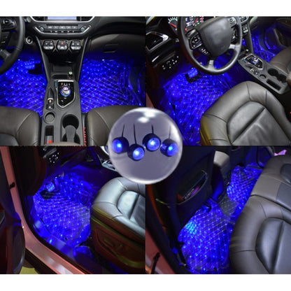 ยูนิเวอร์แซรถ LED บรรยากาศไฟฉุกเฉินเท้าแสงรุ่นควบคุมเสียง, Voice Control Version