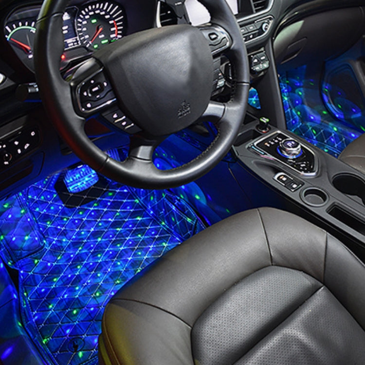ยูนิเวอร์แซรถ LED บรรยากาศไฟฉุกเฉินเท้าแสงรุ่นควบคุมเสียง, Voice Control Version