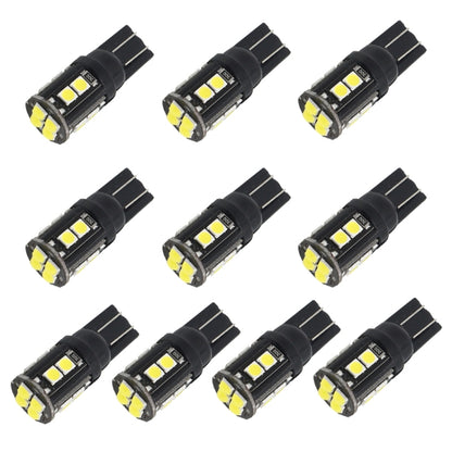 10 ชิ้น T10/168/194 DC12V / 1 วัตต์ / 6000 พัน / 60LM ไฟถอดรหัสรถพร้อม 12LEDs SMD-3030 ลูกปัดโคมไฟ, T10/168