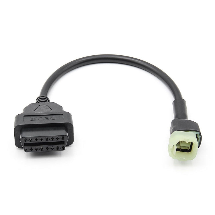 รถจักรยานยนต์ OBD 16PIN หญิงถึง 4PIN Connector Cable สำหรับ Honda, 16PIN to 4PIN
