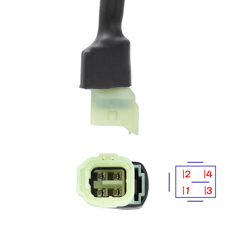 รถจักรยานยนต์ OBD 16PIN หญิงถึง 4PIN Connector Cable สำหรับ Honda, 16PIN to 4PIN