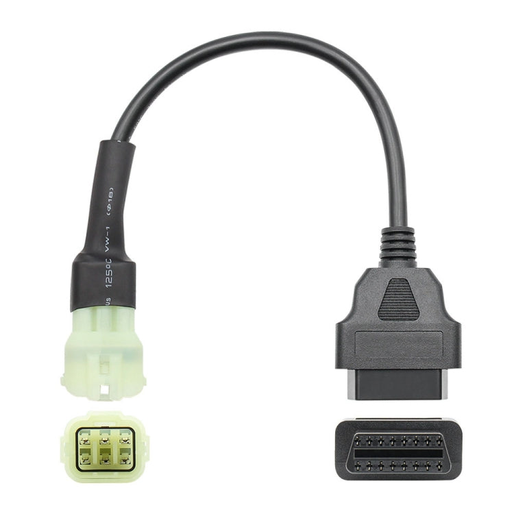 รถจักรยานยนต์ OBD 16PIN หญิงถึง 6PIN สายเชื่อมต่อสำหรับ KTM, 16PIN to 6PIN