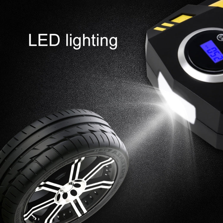 รถ 12V แบบพกพา Inflatable กระบอกเหยียบดิจิตอล แสดงผล Air เครื่องสูบน้ำ พร้อมแสง, Digital Display