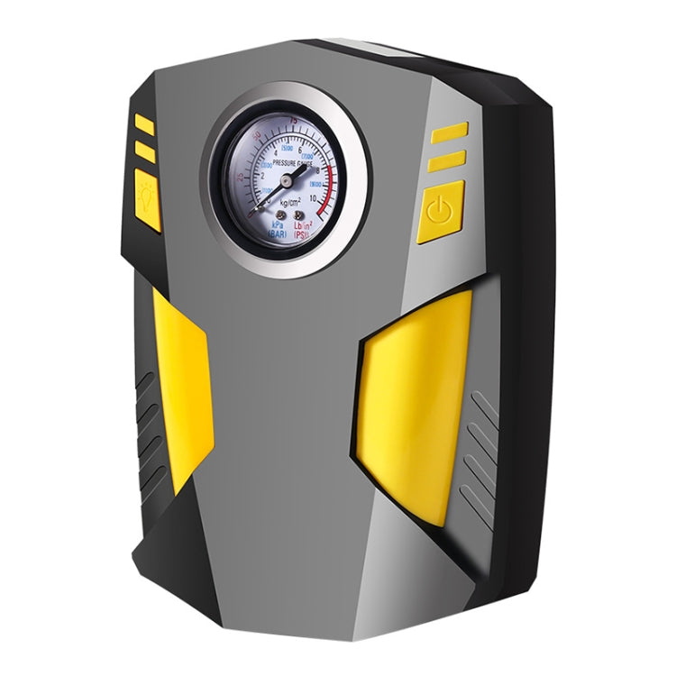 รถ 12V แบบพกพา Inflatable กระบอกเหยียบตัวชี้ Air เครื่องสูบน้ำ พร้อมแสงและกล่องเครื่องมือ, Pointer with Tool Box