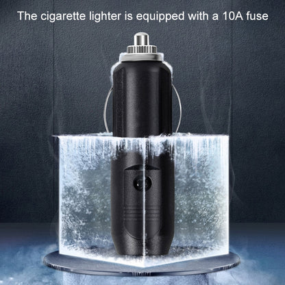 รถ 12V แบบพกพา Inflatable กระบอกเหยียบตัวชี้ Air เครื่องสูบน้ำ พร้อมแสงและกล่องเครื่องมือ, Pointer with Tool Box